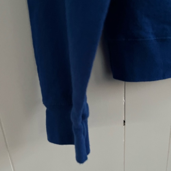 Christmas Holiday Cat Sweatshirt Blue Cats For Everybody Santa Sleigh Cats Small - Picture 11 of 12